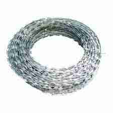 Double Galvanized Silver Razor Wire, 10 meters per roll